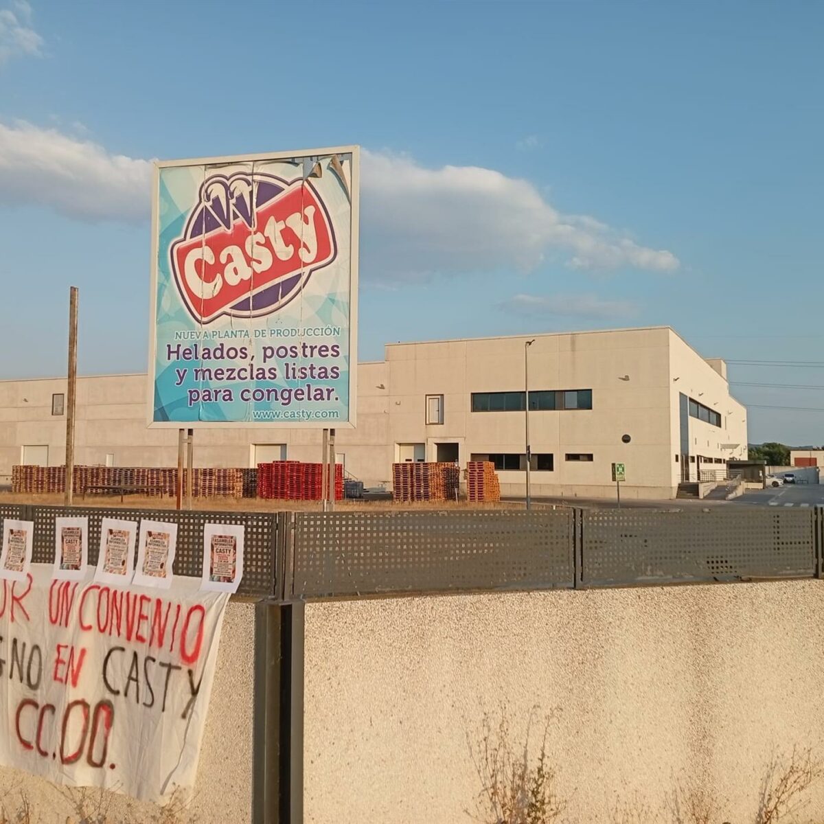 La plantilla de Helados Casty en Talavera irá a la huelga para exigir «un convenio colectivo digno»